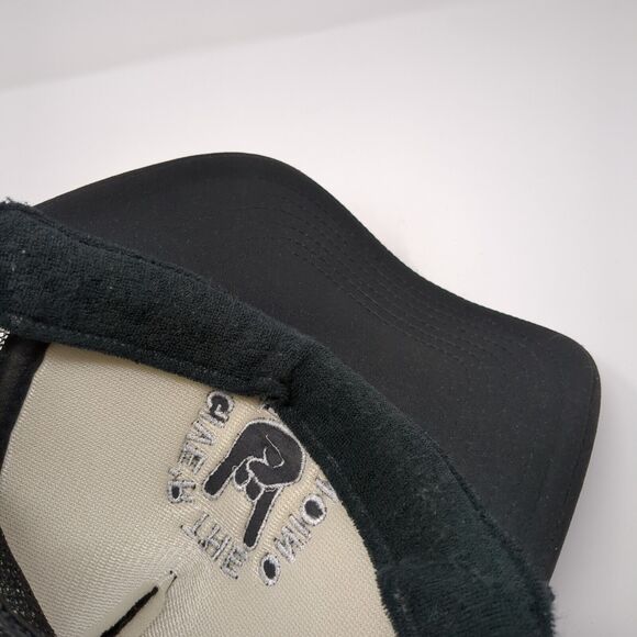 Give'r The Onion Boat Club Snapback Trucker Hat Black OS Adjustable Mesh Otto - Picture 7 of 8